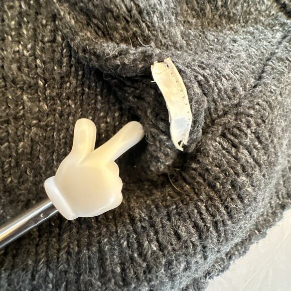 Prana Elsin Cardigan Sweater Womens XS Gray Heavy Duster Cottagecore Boho - Picture 6 of 16